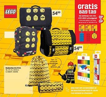 Promoties Boekentas - Lego - Geldig van 21/07/2021 tot 10/08/2021 bij Fun