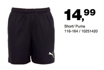 Promoties Short- puma - Puma - Geldig van 30/07/2021 tot 22/08/2021 bij Bristol