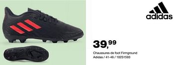 Promotions Chaussures de foot firmground adidas - Adidas - Valide de 30/07/2021 à 22/08/2021 chez Bristol