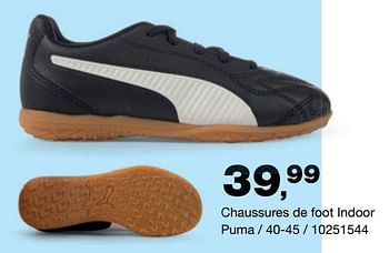 Promotions Chaussures de foot indoor puma - Puma - Valide de 30/07/2021 à 22/08/2021 chez Bristol