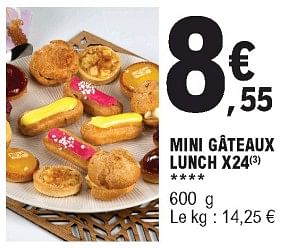 Promoties Mini gâteaux lunch - Huismerk - E.Leclerc - Geldig van 27/07/2021 tot 07/08/2021 bij E.Leclerc