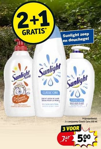 Promoties Zeeppomp classic care - Sunlight - Geldig van 27/07/2021 tot 08/08/2021 bij Kruidvat