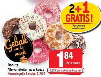 Promoties Donuts - Huismerk - Smatch - Geldig van 28/07/2021 tot 03/08/2021 bij Smatch