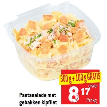 Promoties Pastasalade met gebakken kipfilet - Huismerk - Buurtslagers - Geldig van 28/07/2021 tot 03/08/2021 bij Smatch