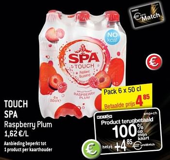 Promoties Touch spa - Spa - Geldig van 28/07/2021 tot 03/08/2021 bij Smatch