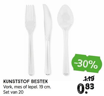 Promoties Kunststof bestek - Huismerk - Xenos - Geldig van 02/08/2021 tot 08/08/2021 bij Xenos