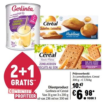 Promoties Zemelkoeken, céréal - Céréal - Geldig van 29/07/2021 tot 04/08/2021 bij Delhaize
