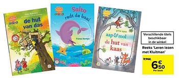 Promoties Reeks leren lezen met kluitman - Huismerk - Carrefour  - Geldig van 28/07/2021 tot 06/09/2021 bij Carrefour