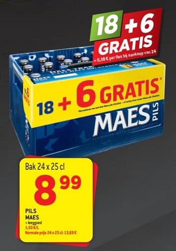 Promoties Pils maes - Maes - Geldig van 28/07/2021 tot 10/08/2021 bij Match