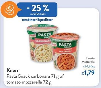 Promotions Knorr tomato mozzarella - Knorr - Valide de 28/07/2021 à 10/08/2021 chez OKay