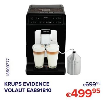 Promoties Krups evidence volaut ea891810 - Krups - Geldig van 01/08/2021 tot 31/08/2021 bij Euro Shop