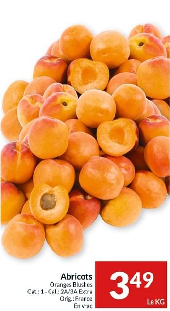Promoties Abricots oranges blushes - Huismerk - Intermarche - Geldig van 03/08/2021 tot 08/08/2021 bij Intermarche