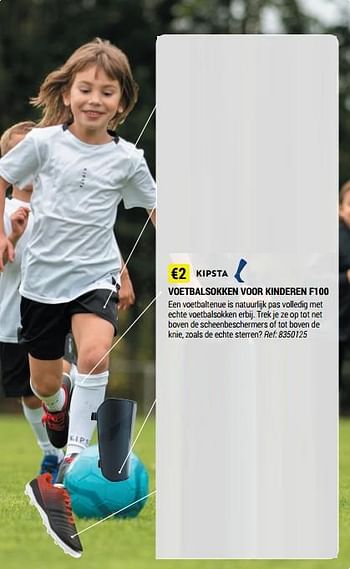 Promotions Voetbalsokken voor kinderen f100 - Kipsta - Valide de 18/08/2021 à 12/09/2021 chez Decathlon