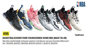 Promoties Basketbalschoen voor volwassenen se900 nba - Tarmak - Geldig van 18/08/2021 tot 12/09/2021 bij Decathlon
