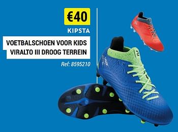 Promoties Voetbalschoen voor kids viralto iii droog terrein - Kipsta - Geldig van 18/08/2021 tot 12/09/2021 bij Decathlon