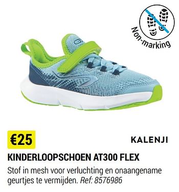 Promoties Kinderloopschoen at300 flex - Kalenji - Geldig van 18/08/2021 tot 12/09/2021 bij Decathlon