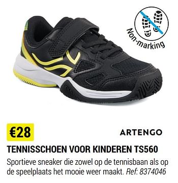 Promoties Tennisschoen voor kinderen ts560 - Artengo - Geldig van 18/08/2021 tot 12/09/2021 bij Decathlon