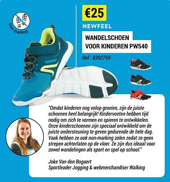 Promoties Wandelschoen voor kinderen pw540 - Newfeel - Geldig van 18/08/2021 tot 12/09/2021 bij Decathlon