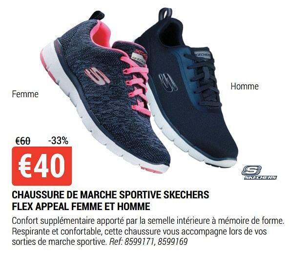 Skechers memoire outlet de forme decathlon