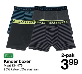 Promoties Kinder boxer - Huismerk - Zeeman  - Geldig van 31/07/2021 tot 06/08/2021 bij Zeeman