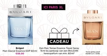 Promoties Bvlgari man glacial essence edp - BVLGARI - Geldig van 02/08/2021 tot 31/08/2021 bij ICI PARIS XL