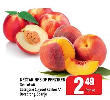 Promoties Nectarines of perziken - Huismerk - Smatch - Geldig van 04/08/2021 tot 10/08/2021 bij Smatch