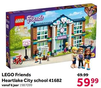 Promoties Lego friends heartlake city school 41682 - Lego - Geldig van 01/08/2021 tot 15/08/2021 bij Intertoys