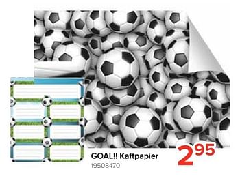 Promoties Goal!! kaftpapier - Huismerk - Euroshop - Geldig van 07/08/2021 tot 05/09/2021 bij Euro Shop