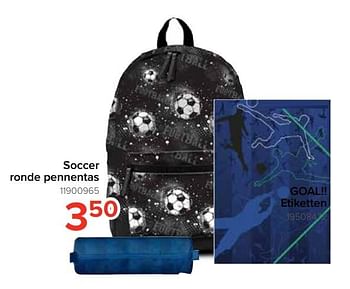 Promoties Soccer ronde pennentas - Huismerk - Euroshop - Geldig van 07/08/2021 tot 05/09/2021 bij Euro Shop