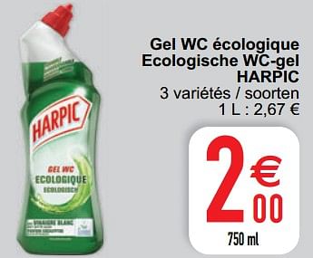 Promo Gel wc Harpic chez Action