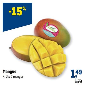 Promotions Mangue - Produit maison - Makro - Valide de 11/08/2021 à 24/08/2021 chez Makro