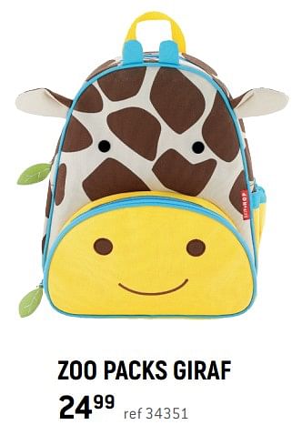 Promoties Zoo packs giraf - Skip Hop - Geldig van 07/08/2021 tot 15/09/2021 bij Freetime