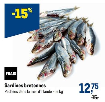 Promotions Sardines bretonnes - Produit maison - Makro - Valide de 11/08/2021 à 24/08/2021 chez Makro