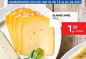 Promoties Slanke anke - SLANKE ANKE - Geldig van 18/08/2021 tot 24/08/2021 bij Alvo