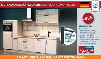 Promoties Keuken odin - Huismerk - Zelfbouwmarkt - Geldig van 17/08/2021 tot 20/09/2021 bij Zelfbouwmarkt