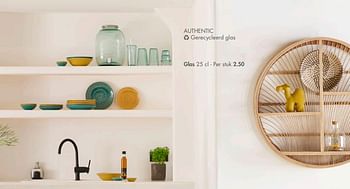 Promoties Authentic glas - Huismerk - Casa - Geldig van 09/08/2021 tot 12/09/2021 bij Casa