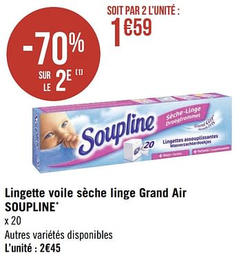 Soupline Voiles Sèche-Linge Grand Air