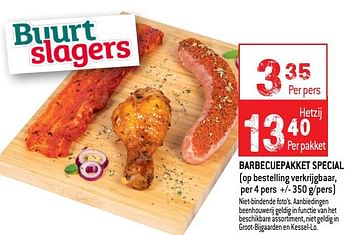 Promoties Barbecuepakket special - Huismerk - Buurtslagers - Geldig van 11/08/2021 tot 17/08/2021 bij Smatch