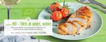 Promotions Bio - filets de poulet nature - Produit maison - Bofrost - Valide de 05/07/2021 à 26/08/2021 chez Bofrost