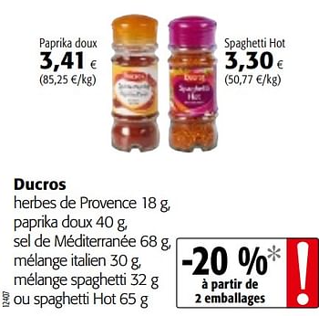 Sel au céleri - Ducros - 85 g