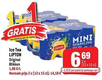Promoties Ice tea lipton - Lipton - Geldig van 18/08/2021 tot 26/08/2021 bij Smatch