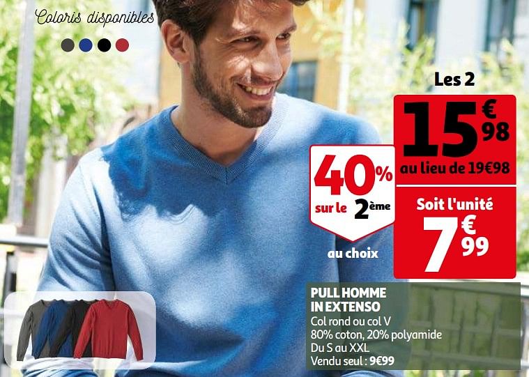 Pull in best sale extenso homme