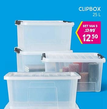 Promoties Clipbox - Huismerk - Xenos - Geldig van 23/08/2021 tot 05/09/2021 bij Xenos