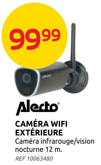 Promotions Alecto caméra wifi extérieure - Alecto - Valide de 25/08/2021 à 06/09/2021 chez Brico