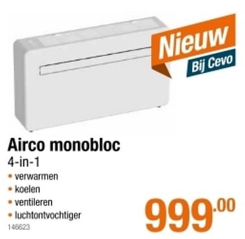 Promoties Airco monobloc 4-in-1 - Huismerk - Cevo - Geldig van 19/08/2021 tot 08/09/2021 bij Cevo Market