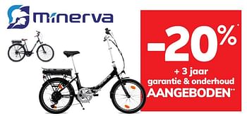 Promoties -20% + 3 jaar garantie + onderhoud aangeboden - Minerva - Geldig van 20/08/2021 tot 05/10/2021 bij Auto 5