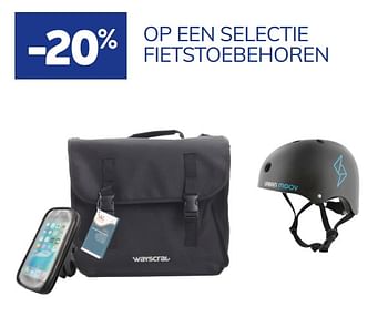 Promoties -20% op een selectie fietstoebehoren - Huismerk - Auto 5  - Geldig van 20/08/2021 tot 05/10/2021 bij Auto 5