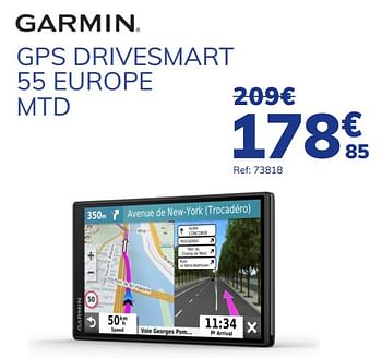 Promoties Garmin gps drivesmart 55 europe mtd - Garmin - Geldig van 20/08/2021 tot 05/10/2021 bij Auto 5