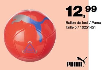 Promotions Ballon de foot - puma taille 5 - Puma - Valide de 25/08/2021 à 12/09/2021 chez Bristol