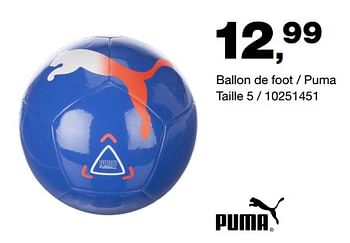 Promotions Ballon de foot - puma taille 5 - Puma - Valide de 25/08/2021 à 12/09/2021 chez Bristol